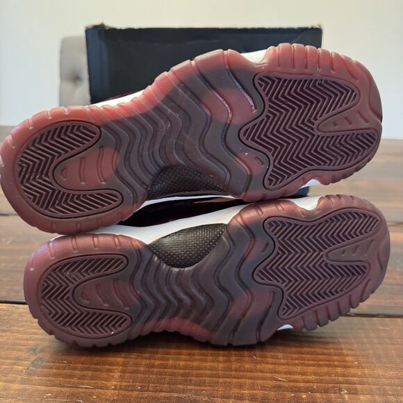 Air Jordan 11 Retro GG Heiress Velvet Maroon Shoes - Picture 9 of 11